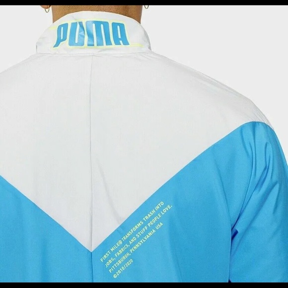 Puma Train First Mile Xtreme Color Block 1/2 Zip Running Jacket - Picture 4 of 12
